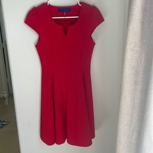 Red dress in size small. Great thick material!